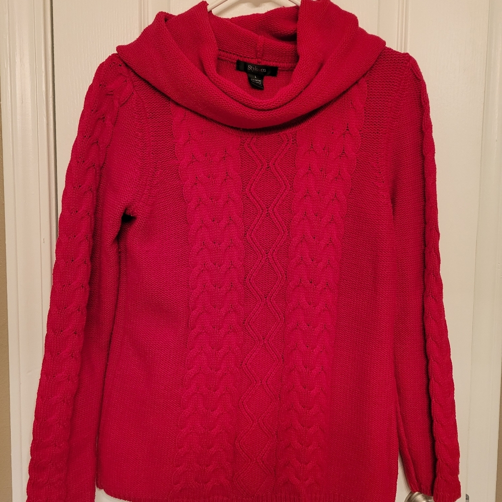Red sweater